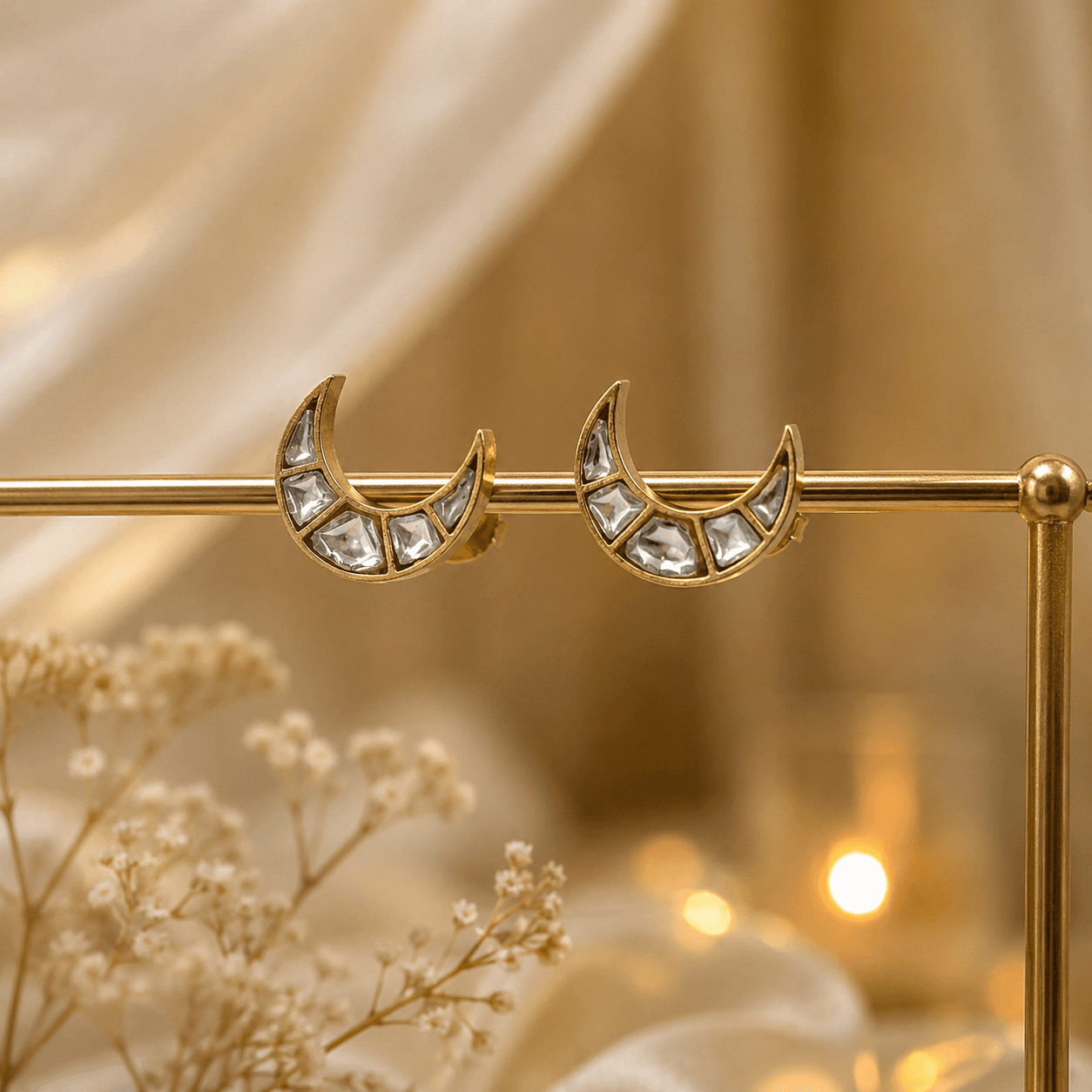 Chaandrika Studs — editorial product shot